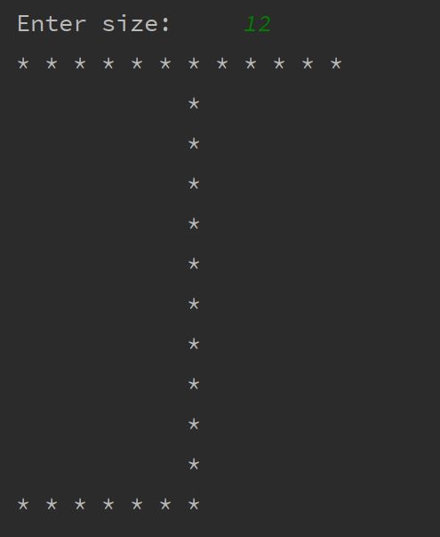 Python Program to print pattern of Letter J